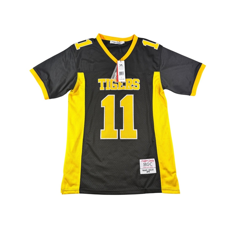 Headgear Classics Travis Kelce Cleveland Heights Tigers Jersey Black Yellow L